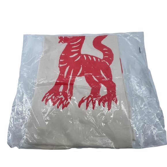 The Kid Laroi Size Small Tee Shirt NEW Short Sleeve Cream Red Sketch - Picture 3 of 3